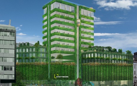 Bivša zgrada Beobanke prvi neboder sa zelenom fasadom