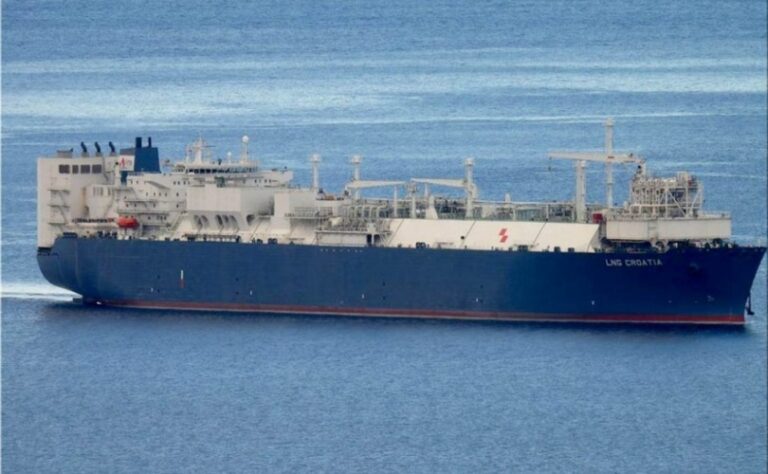 Brod LNG Croatia isplovio za Sagunto po ukapljeni prirodni gas za probni rad